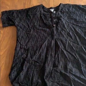 JCrew eyelit short sleeve